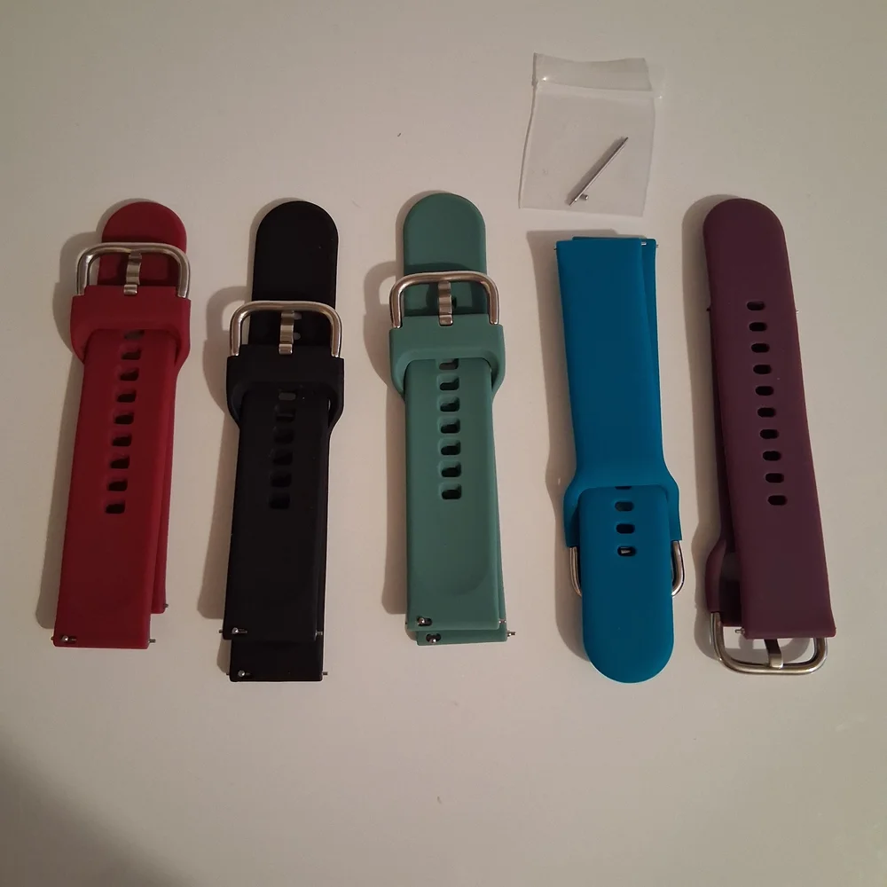 Smartwatch Replacement Bands - Red, Black, Green, Blue, Purple